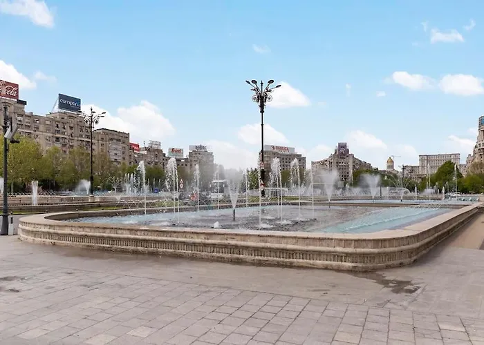 Panoramic Unirii Square Bucharest