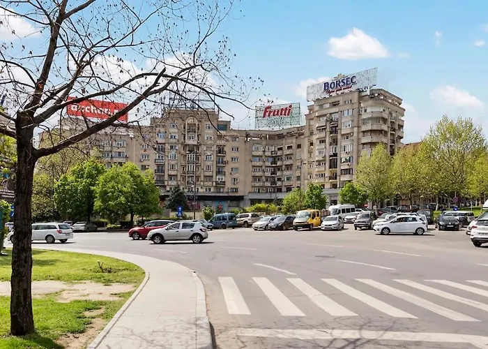 Panoramic Unirii Square Bucharest